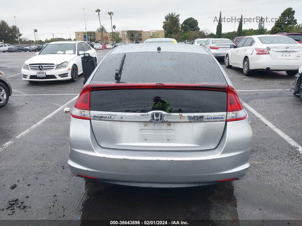 2012 Honda Insight Ex Silver vin: JHMZE2H73CS005061