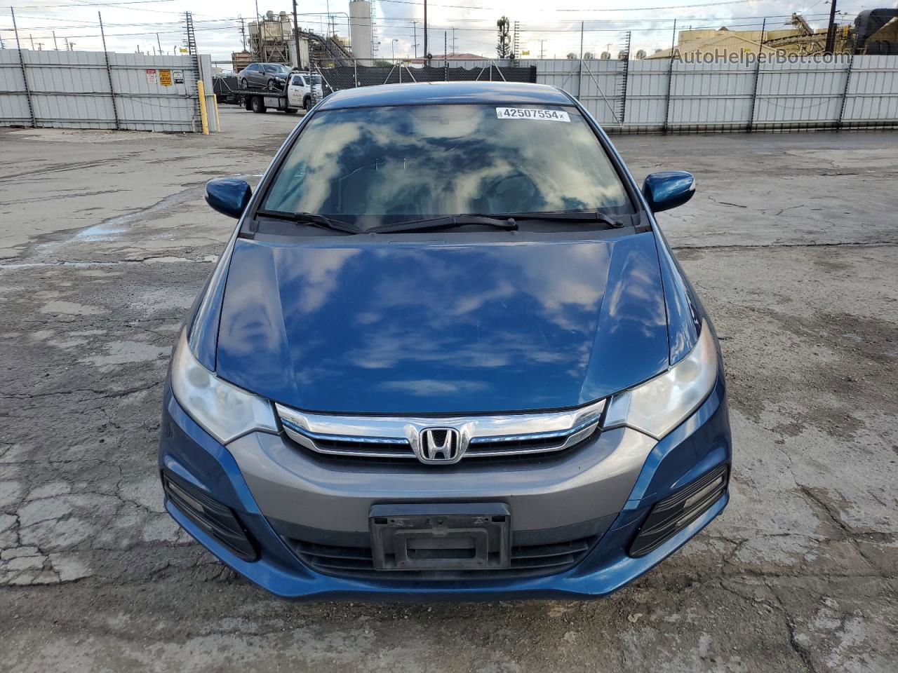 2012 Honda Insight Ex Blue vin: JHMZE2H74CS001858