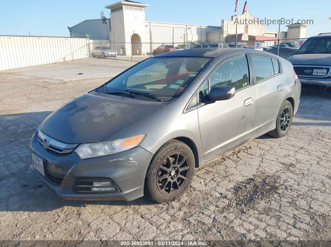 2012 Honda Insight Ex Gray vin: JHMZE2H74CS004078