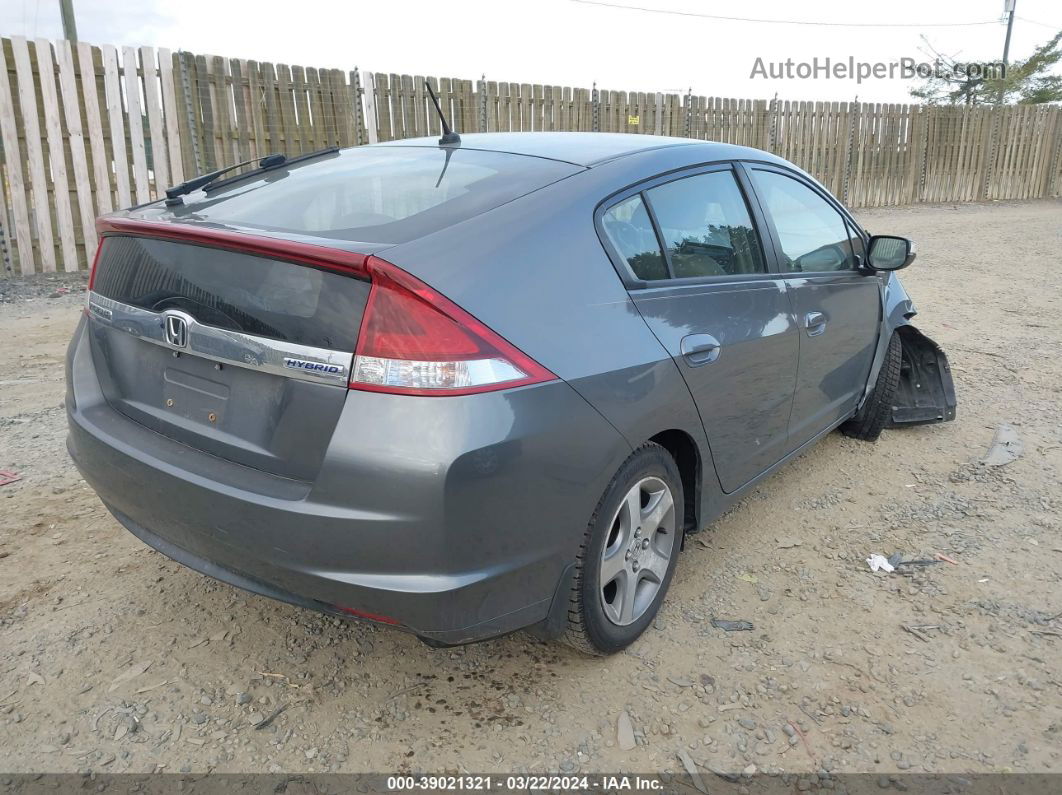 2012 Honda Insight Ex Gray vin: JHMZE2H74CS004596