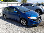 2012 Honda Insight Ex Blue vin: JHMZE2H74CS004761