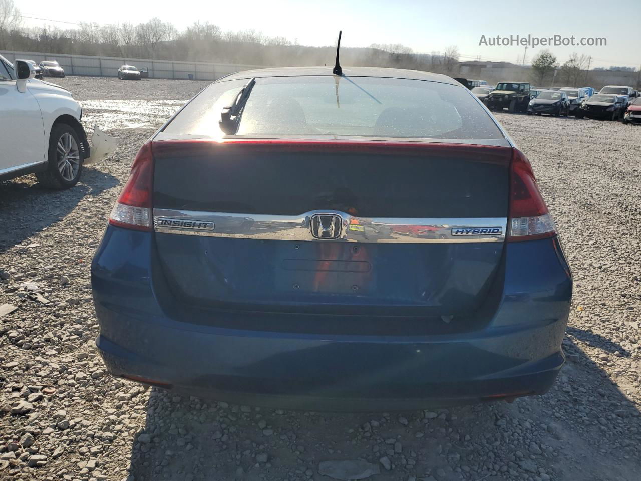 2012 Honda Insight Ex Blue vin: JHMZE2H74CS005537