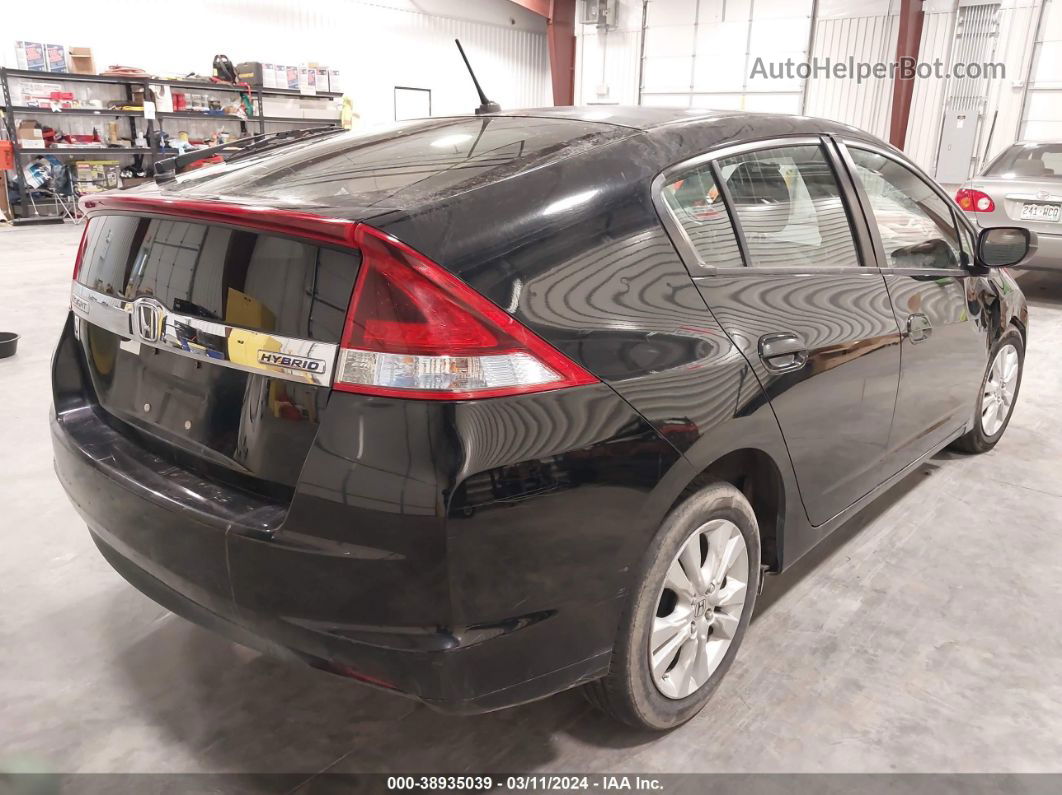 2012 Honda Insight Ex Черный vin: JHMZE2H75CS000024