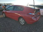 2012 Honda Insight Ex Red vin: JHMZE2H75CS001822