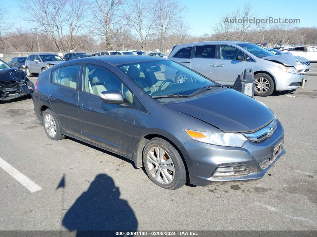 2012 Honda Insight Ex Gray vin: JHMZE2H75CS003814