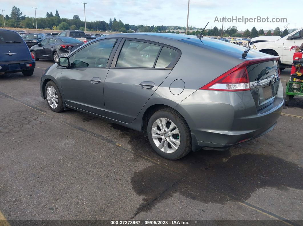 2012 Honda Insight Ex Gray vin: JHMZE2H75CS004736