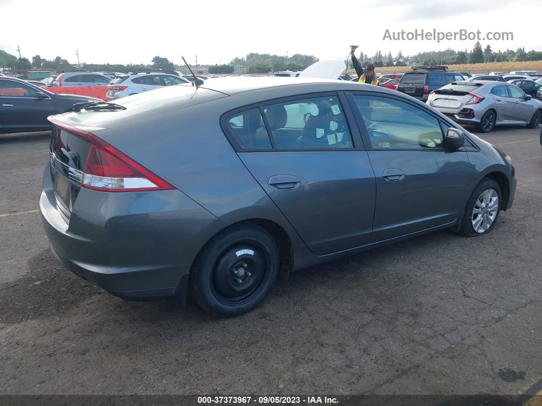 2012 Honda Insight Ex Серый vin: JHMZE2H75CS004736