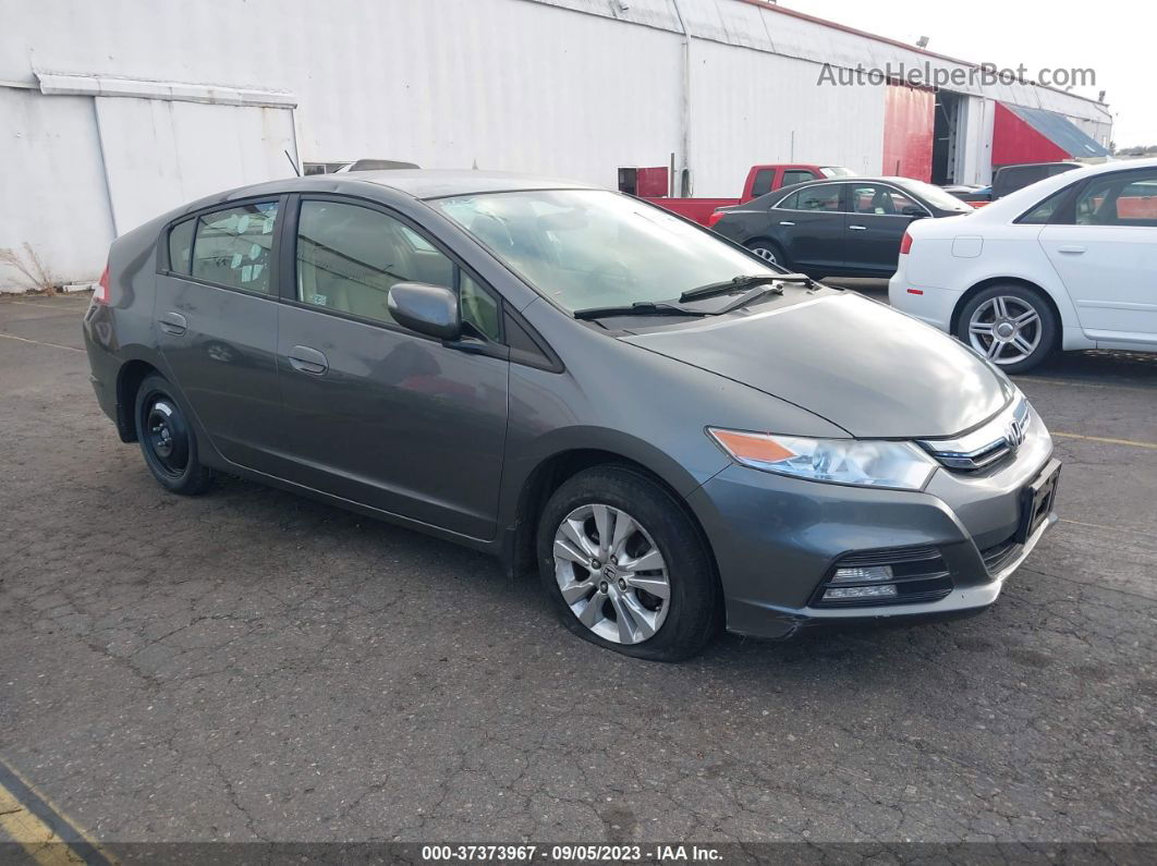 2012 Honda Insight Ex Серый vin: JHMZE2H75CS004736