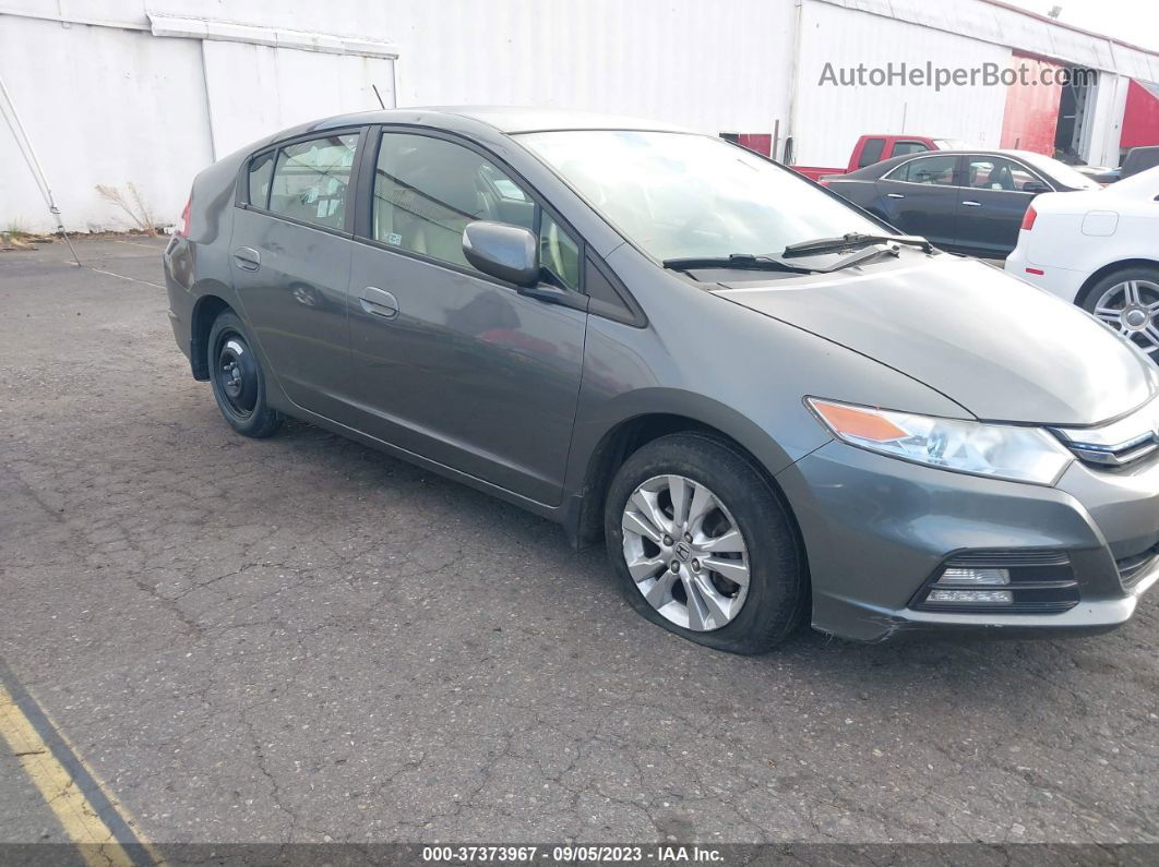 2012 Honda Insight Ex Серый vin: JHMZE2H75CS004736