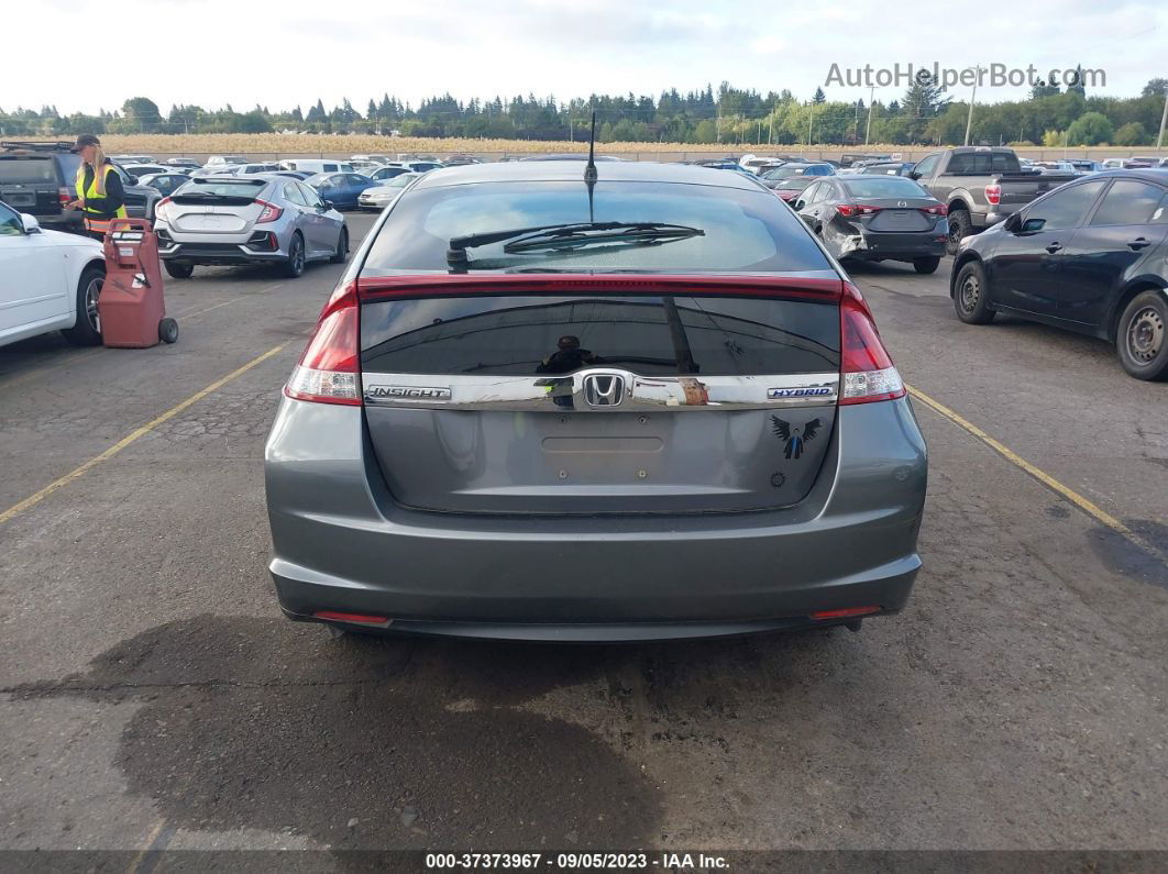 2012 Honda Insight Ex Серый vin: JHMZE2H75CS004736