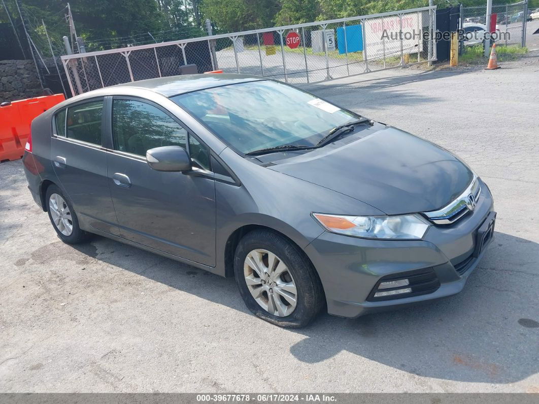 2012 Honda Insight Ex Gray vin: JHMZE2H76CS003546