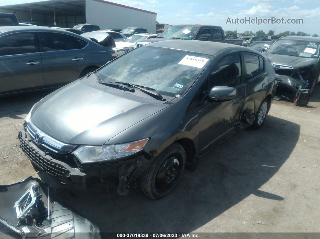 2012 Honda Insight Ex Серый vin: JHMZE2H76CS004339