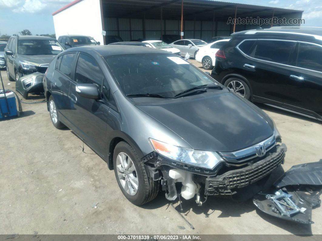 2012 Honda Insight Ex Серый vin: JHMZE2H76CS004339