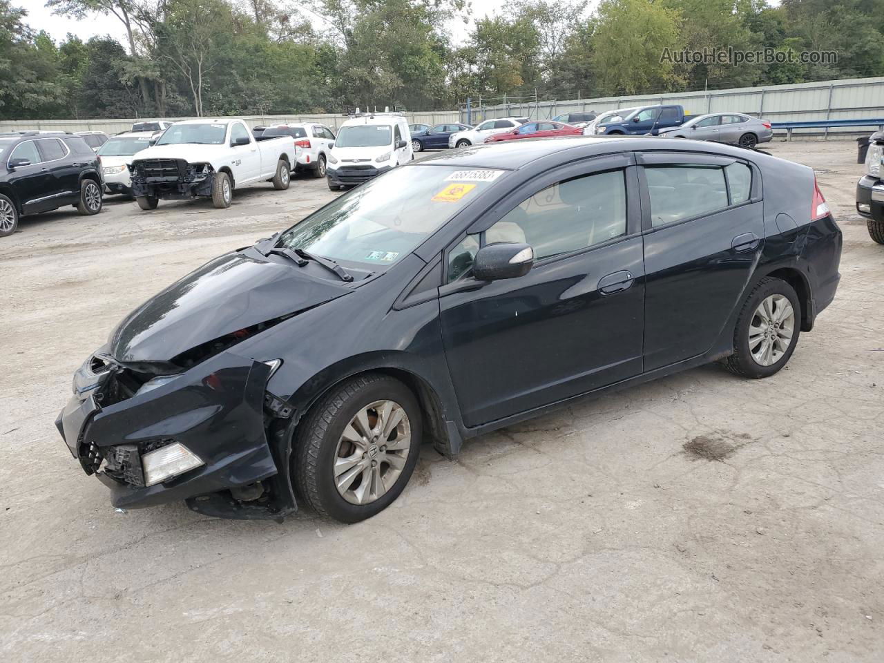 2012 Honda Insight Ex Black vin: JHMZE2H77CS005824