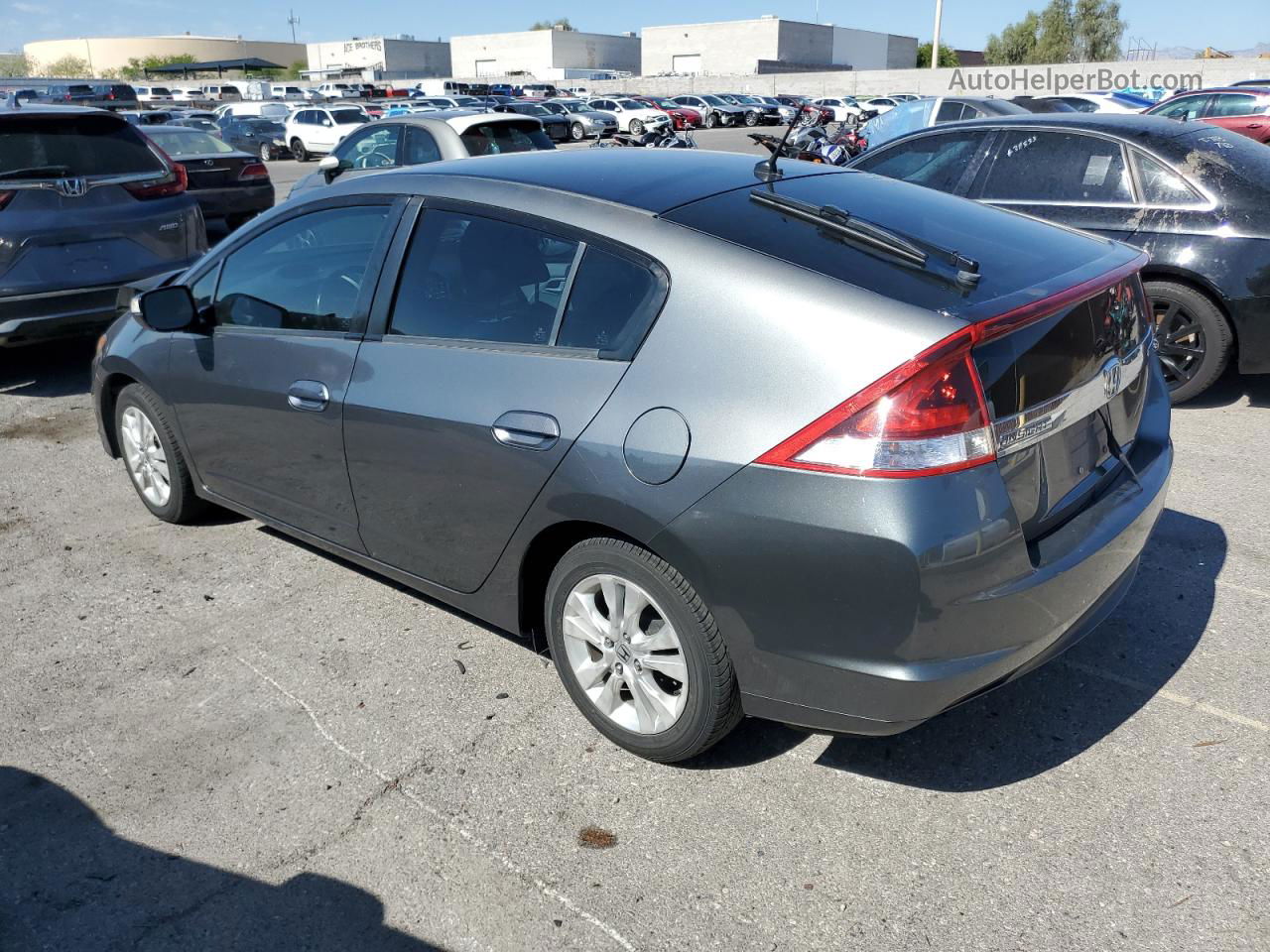 2012 Honda Insight Ex Gray vin: JHMZE2H78CS002060