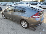 2012 Honda Insight Ex Gray vin: JHMZE2H78CS006349