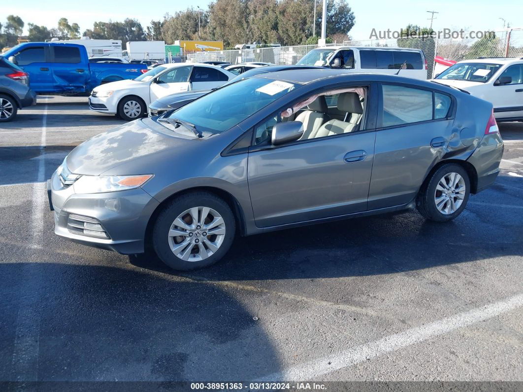 2012 Honda Insight Ex Gray vin: JHMZE2H79CS000513