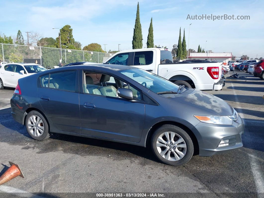 2012 Honda Insight Ex Gray vin: JHMZE2H79CS000513