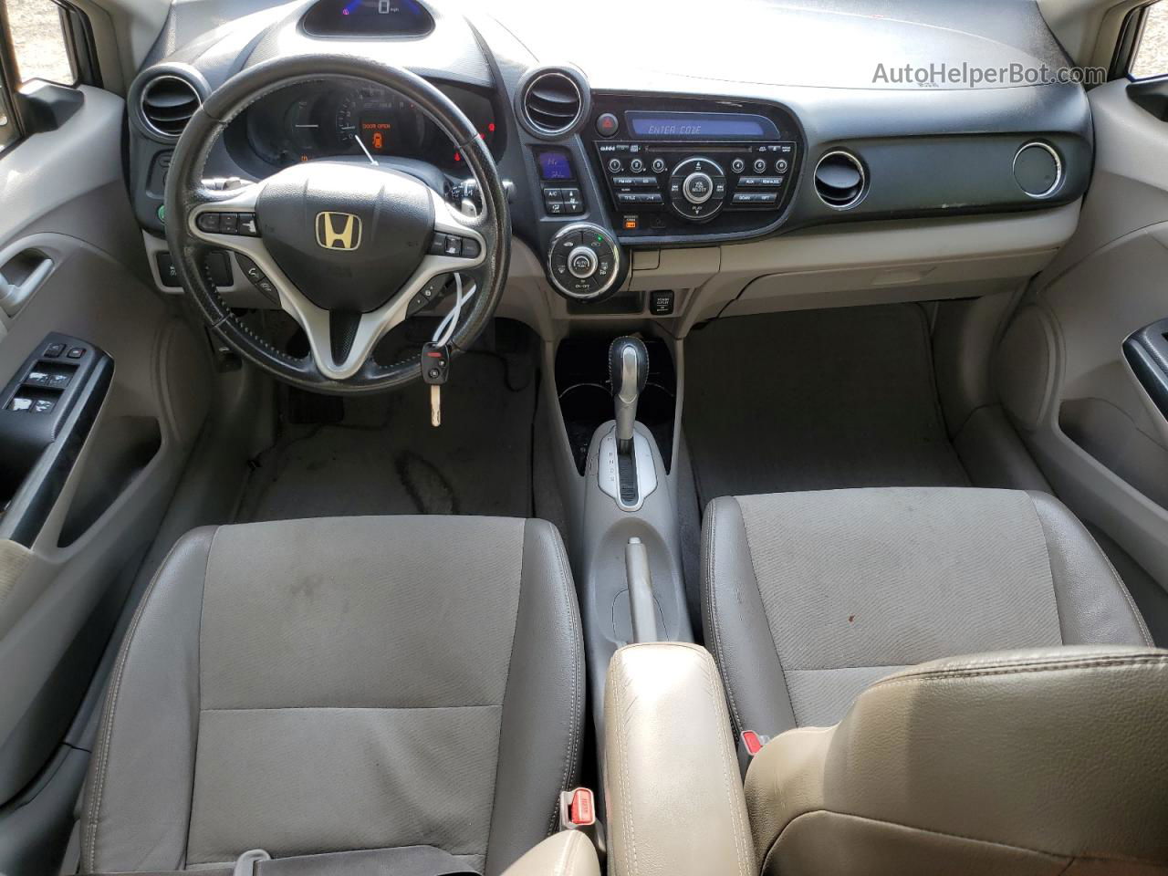 2012 Honda Insight Ex Угольный vin: JHMZE2H79CS000933