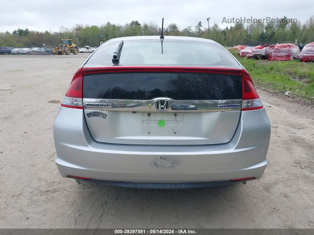 2012 Honda Insight Ex Silver vin: JHMZE2H79CS002729