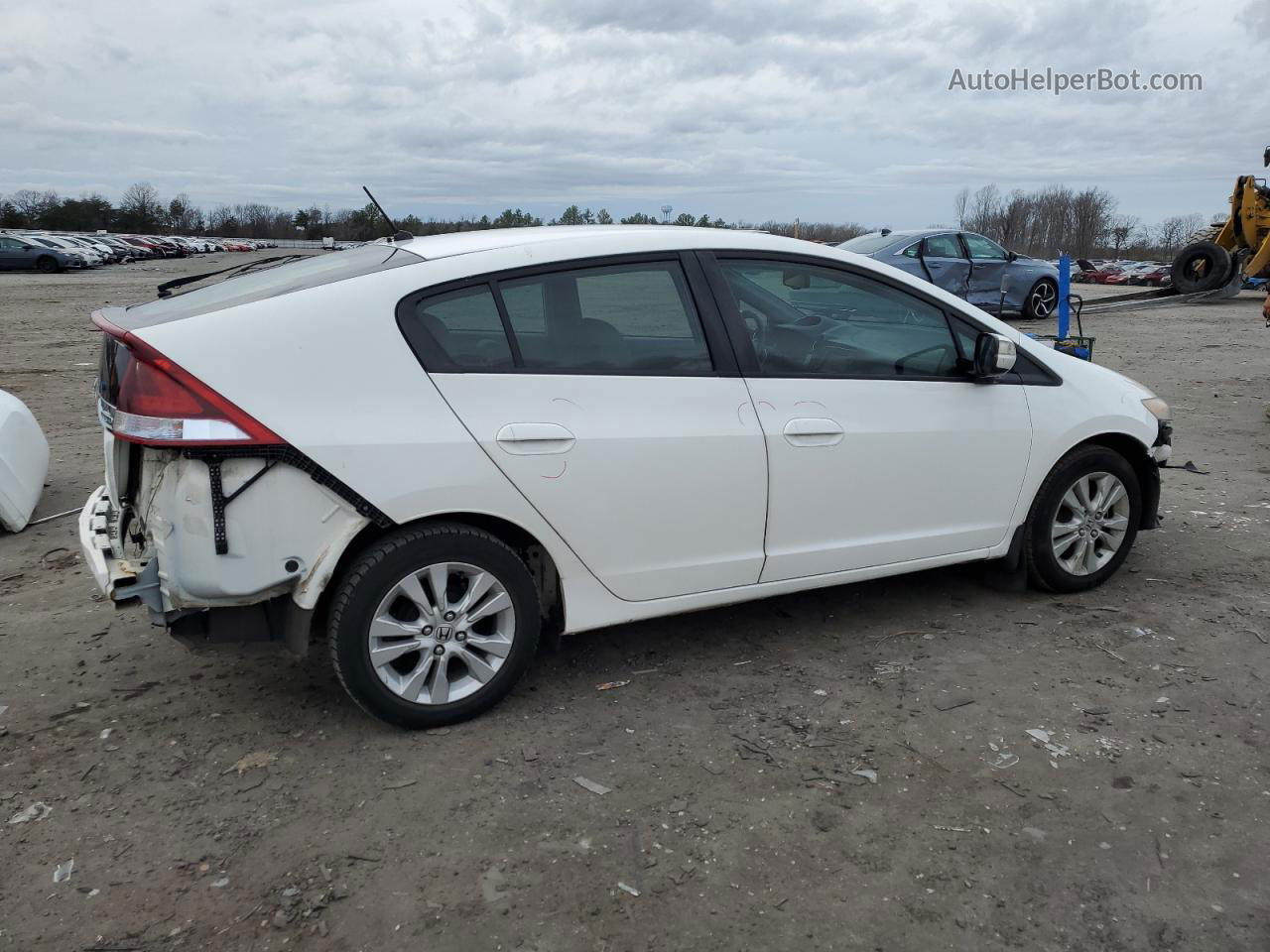 2012 Honda Insight Ex Белый vin: JHMZE2H79CS002794