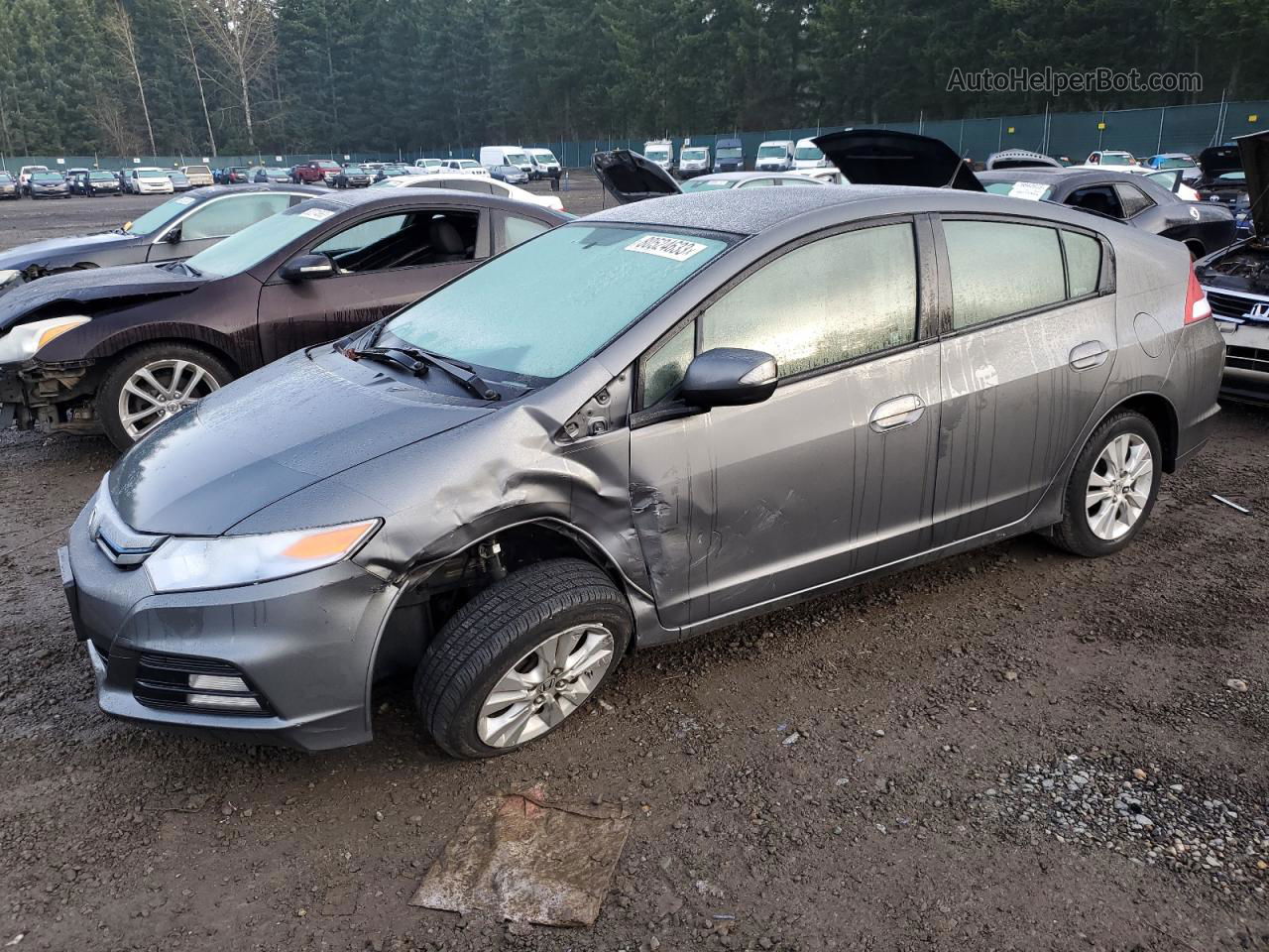 2012 Honda Insight Ex Silver vin: JHMZE2H79CS003721