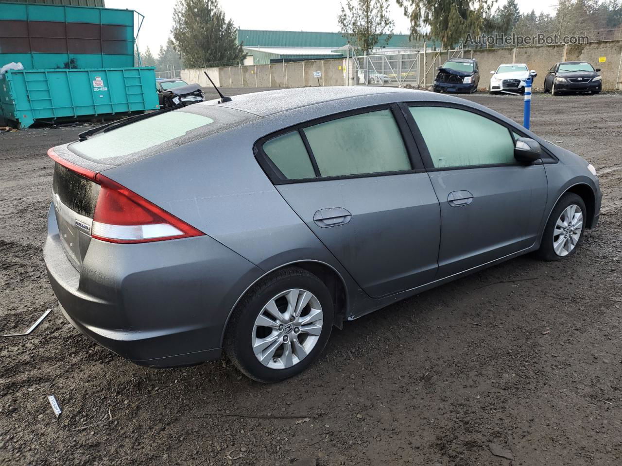 2012 Honda Insight Ex Silver vin: JHMZE2H79CS003721