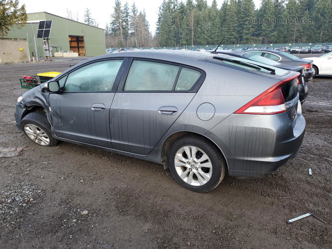 2012 Honda Insight Ex Silver vin: JHMZE2H79CS003721