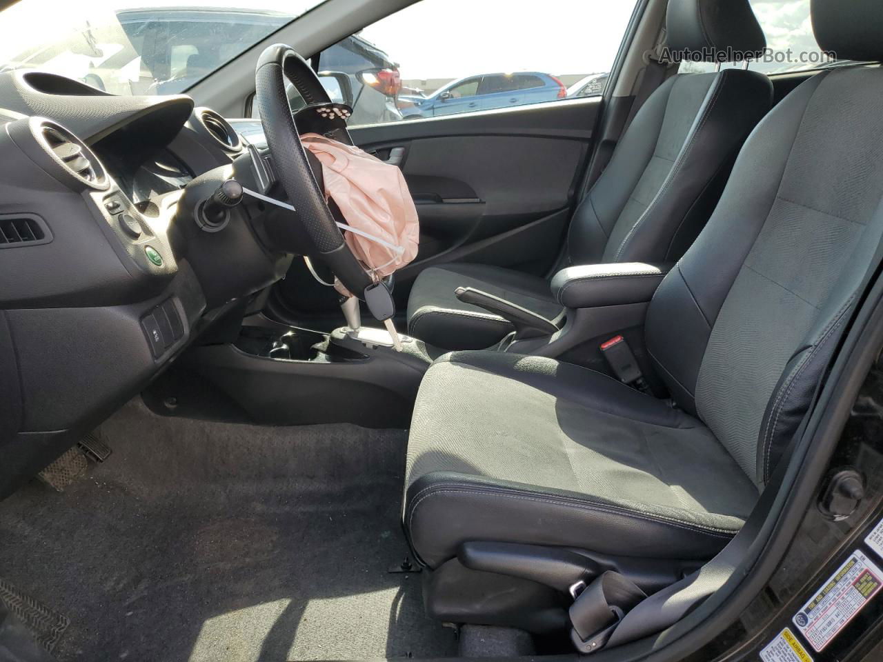 2012 Honda Insight Ex Черный vin: JHMZE2H7XCS000794