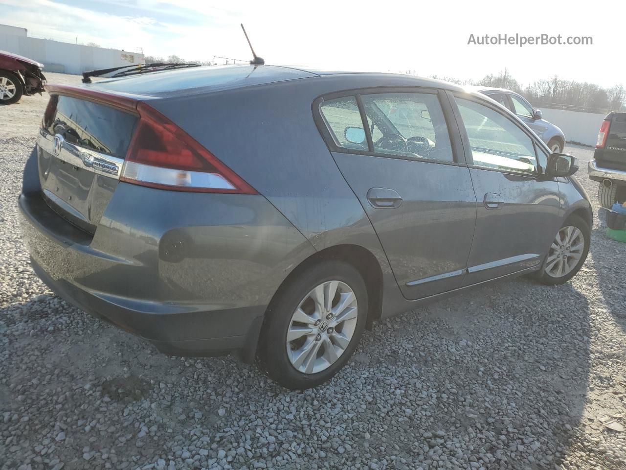 2012 Honda Insight Ex Серый vin: JHMZE2H7XCS001704