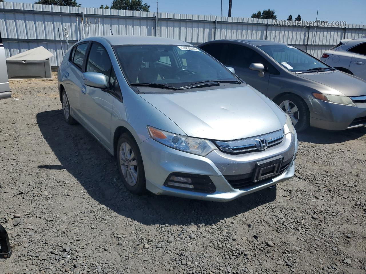 2012 Honda Insight Ex Silver vin: JHMZE2H7XCS003114