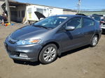 2012 Honda Insight Ex Серый vin: JHMZE2H7XCS003548