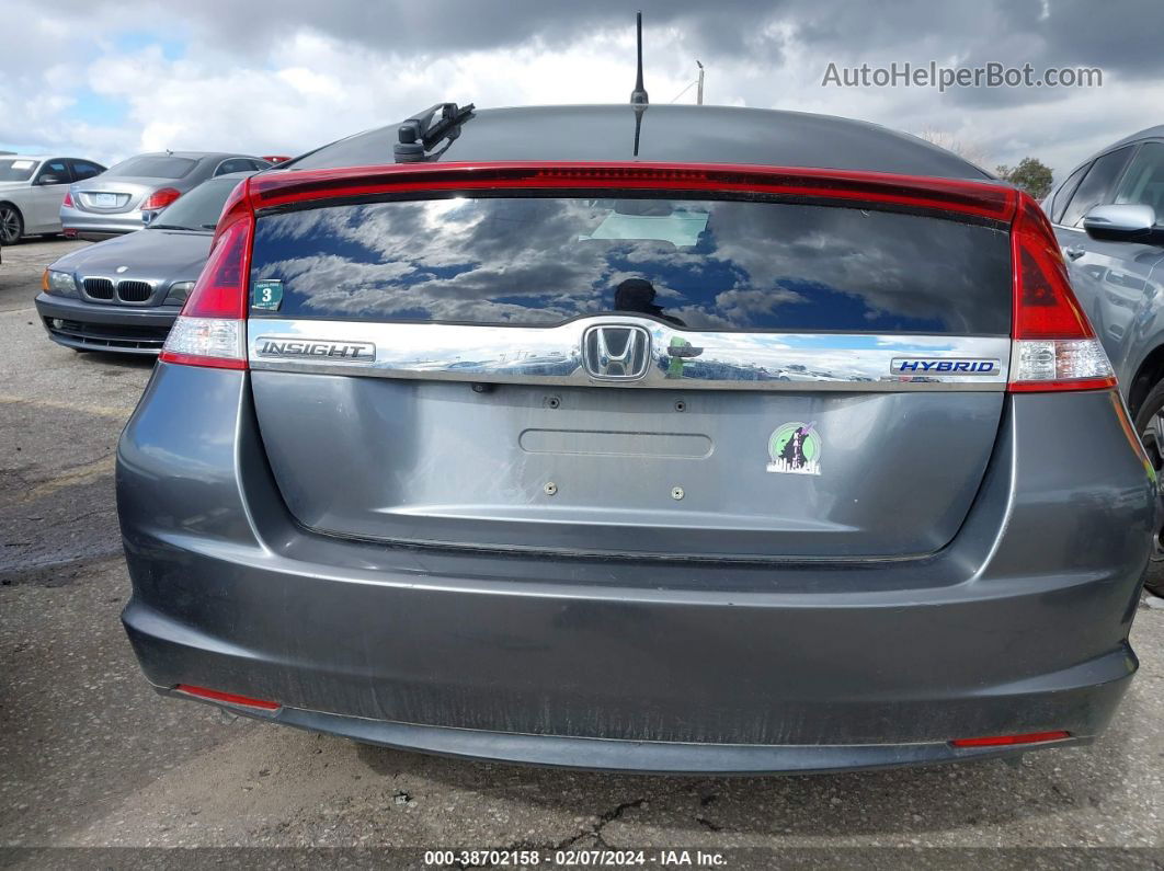 2012 Honda Insight Ex Серый vin: JHMZE2H7XCS005297