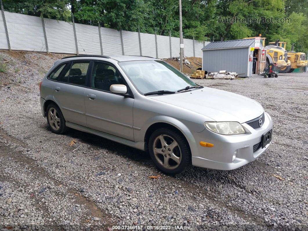 2002 Mazda Protege5   Silver vin: JM1BJ245021484210