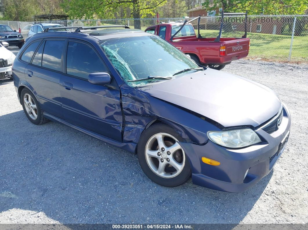 2002 Mazda Protege5   Blue vin: JM1BJ245021492176