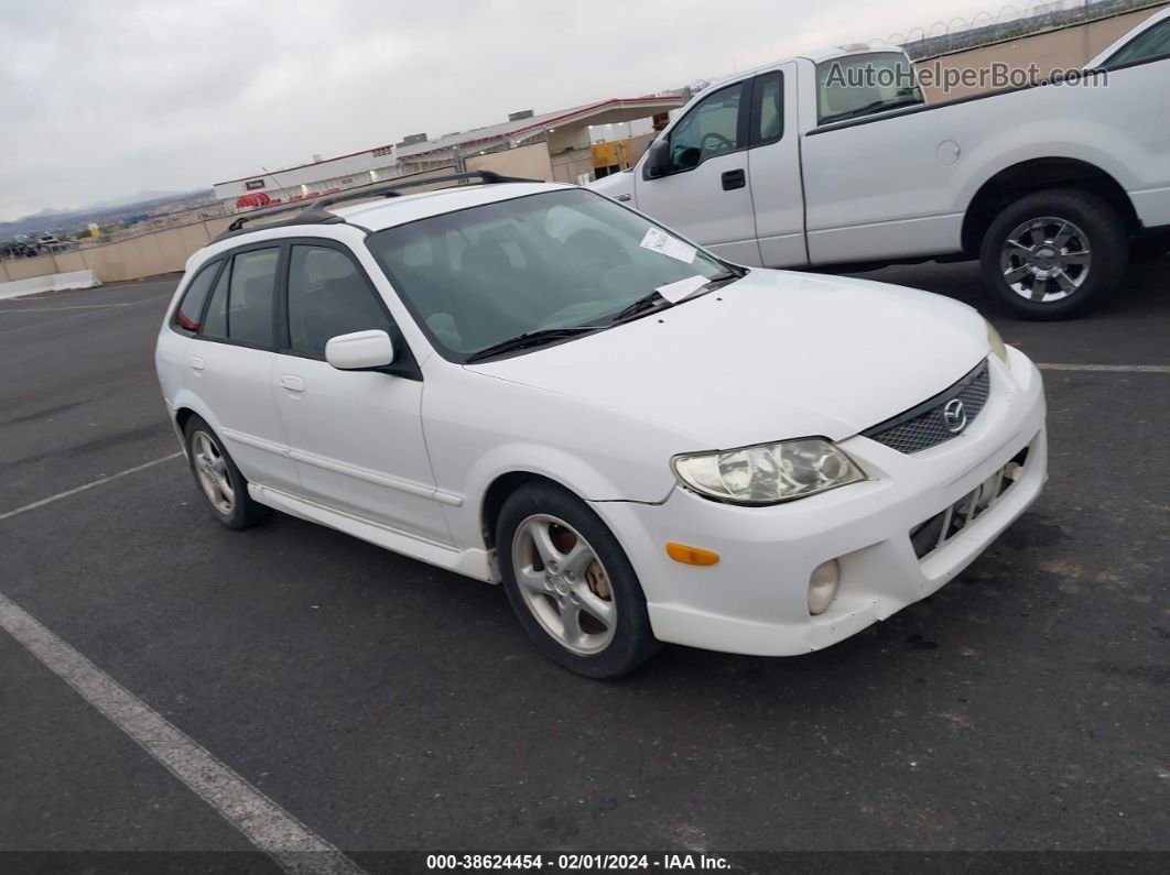 2002 Mazda Protege5 Base (a4)/base (m5) White vin: JM1BJ245021510921