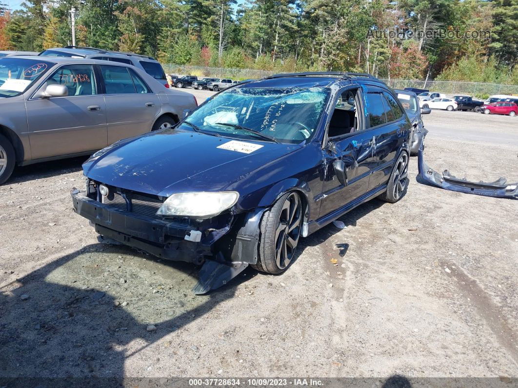 2002 Mazda Protege5   Blue vin: JM1BJ245021533387