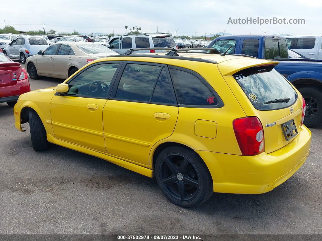 2002 Mazda Protege5   Yellow vin: JM1BJ245021542297