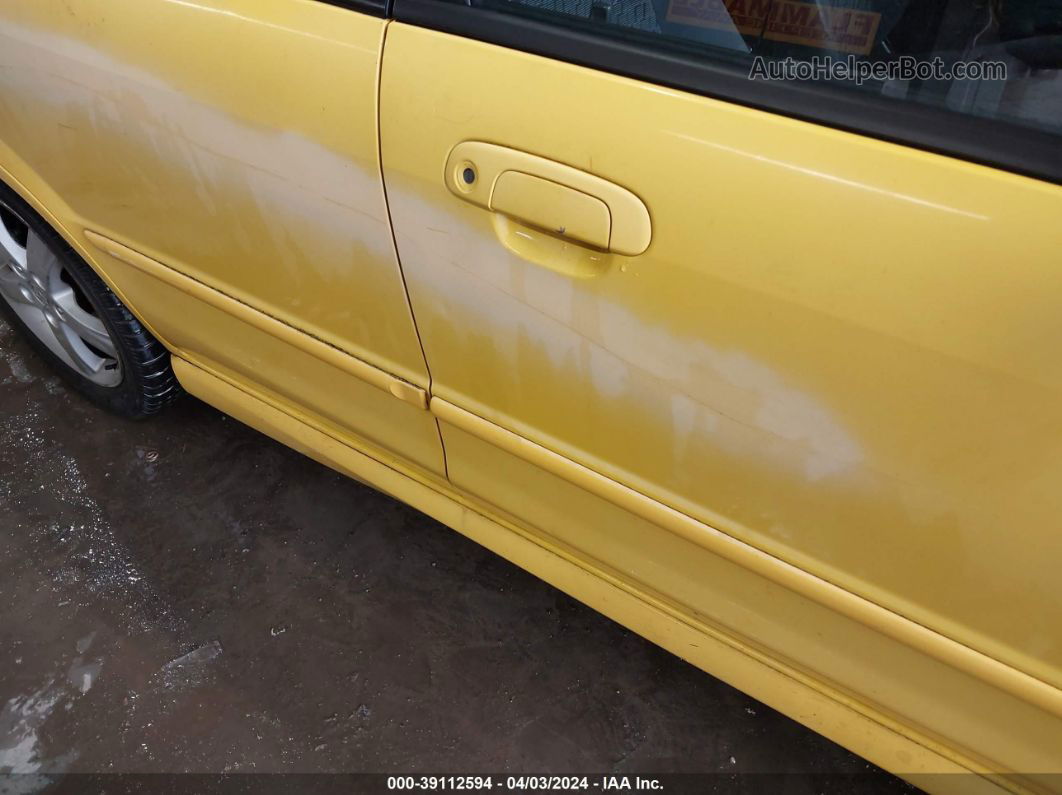 2002 Mazda Protege5   Yellow vin: JM1BJ245021623686