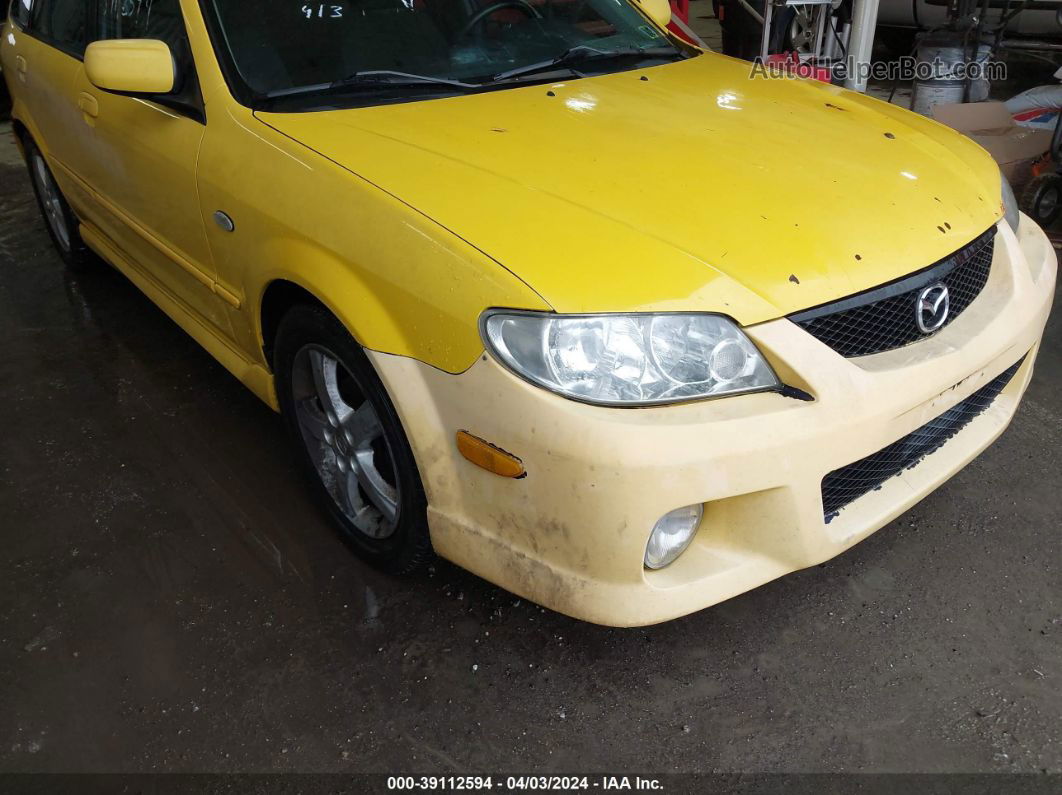 2002 Mazda Protege5   Yellow vin: JM1BJ245021623686