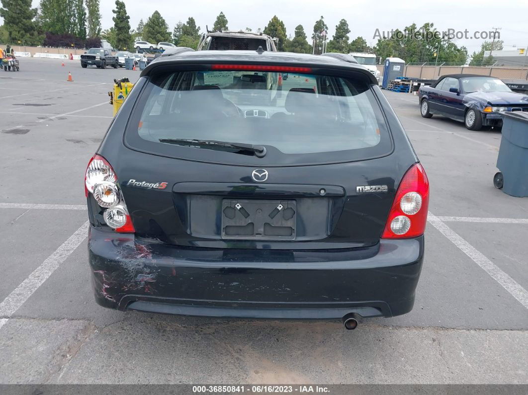 2002 Mazda Protege5   Black vin: JM1BJ245221597771