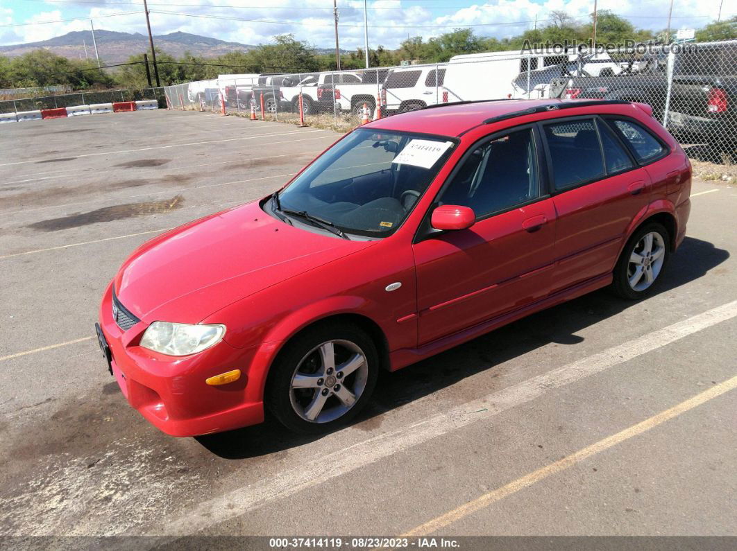 2002 Mazda Protege5   Red vin: JM1BJ245221623026