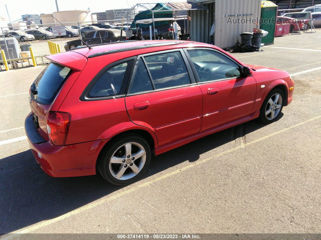 2002 Mazda Protege5   Red vin: JM1BJ245221623026