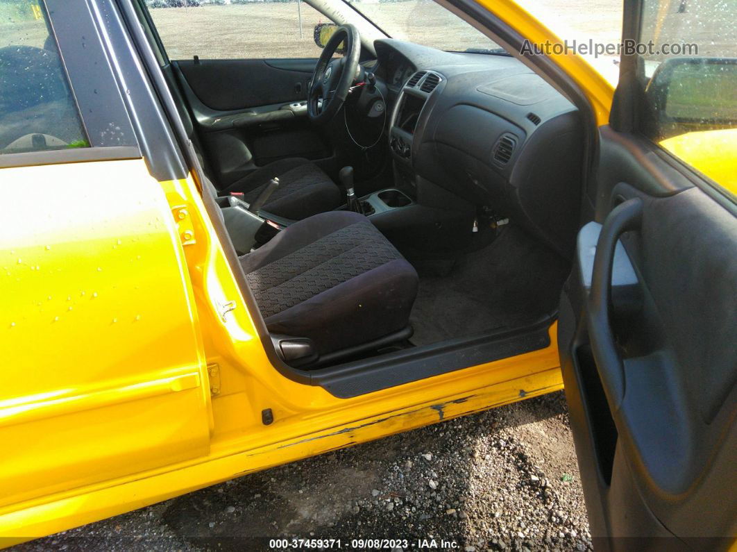 2002 Mazda Protege5   Yellow vin: JM1BJ245221625214