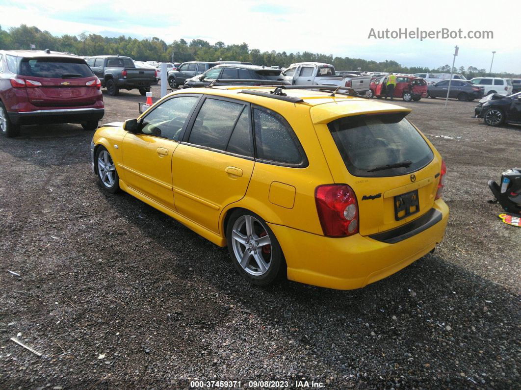 2002 Mazda Protege5   Yellow vin: JM1BJ245221625214