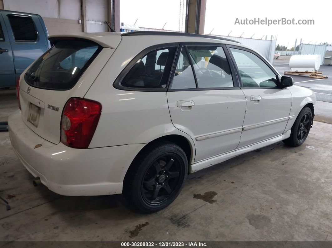 2002 Mazda Protege5 Base (a4)/base (m5) White vin: JM1BJ245421530976