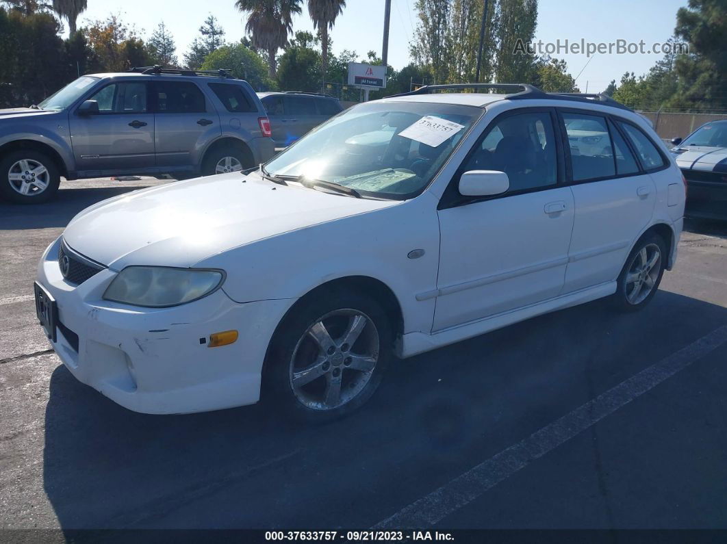 2002 Mazda Protege5   White vin: JM1BJ245421614330