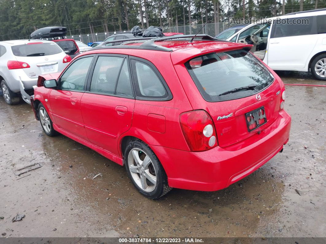 2002 Mazda Protege5 Base (a4)/base (m5) Red vin: JM1BJ245721620252