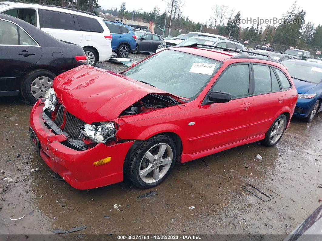 2002 Mazda Protege5 Base (a4)/base (m5) Red vin: JM1BJ245721620252