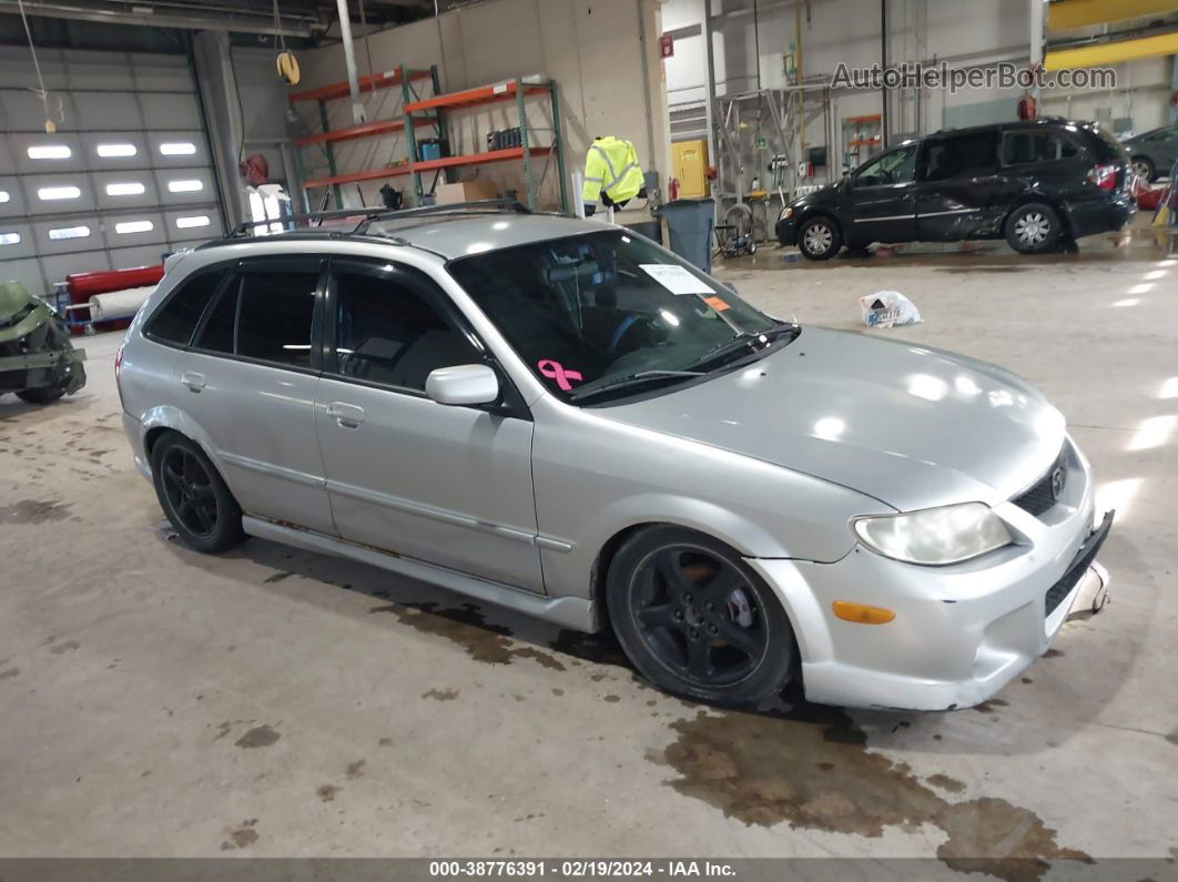 2002 Mazda Protege5   Silver vin: JM1BJ245821555072